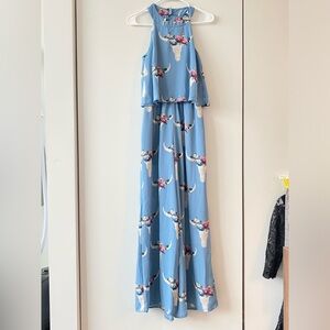 Jumpsuit summer blue